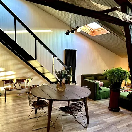 ღ Merciers Duplex De Charme Au Centre Historique Lejlighed *